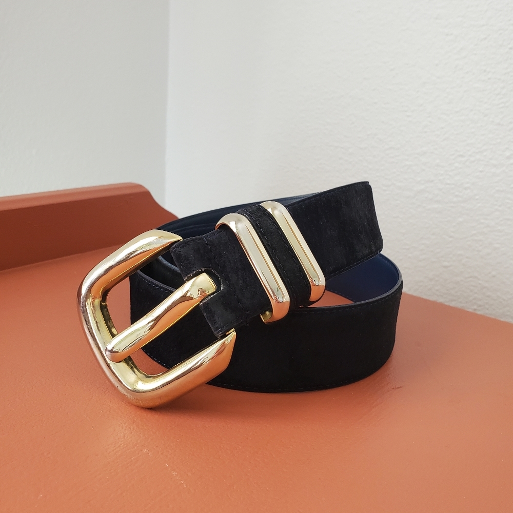 Vintage Wide Leather Belt